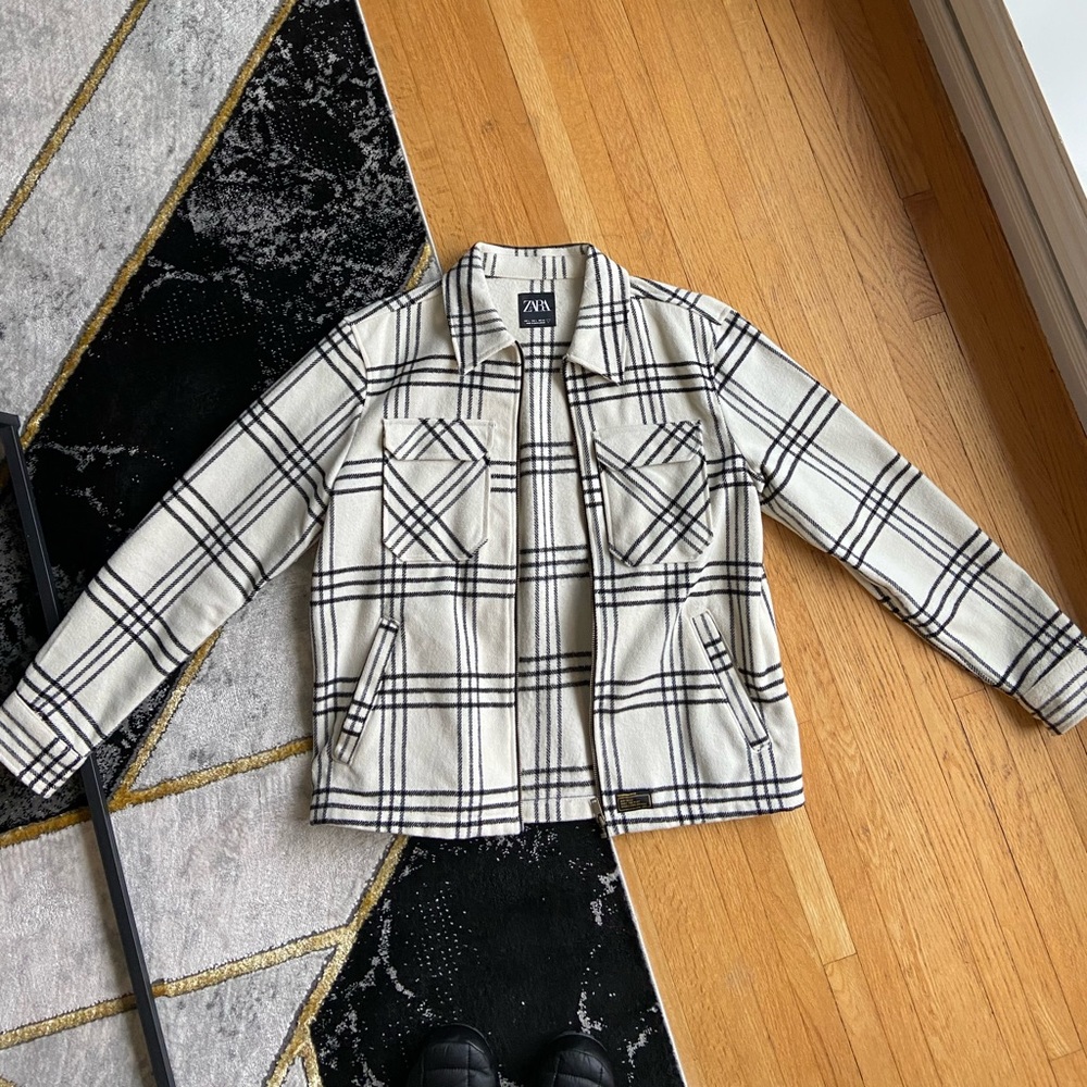 Zara Plaid Overshirt